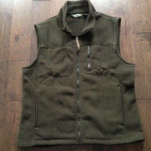 Eddie Bauer Brown Fleece Vest